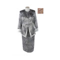 Grace Embellished Plus Size Skirt Suit