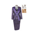 Grace Embellished Plus Size Skirt Suit