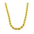 Goldkist 18k Gold over Silver Rope Necklace
