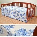 Blue Toile Twin Daybed Slipcover