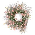 Mini Cymbidium Wreath with Dark Pink Orchids