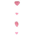 Pink Heart Garland (Set of 2)