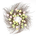 Soft Pastel Easter Egg Wreath