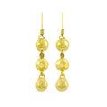 Goldkist 18k Gold over Silver Ball Earrings