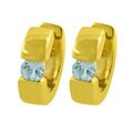 Goldkist 18k Gold over Silver Tourmaline Earrings