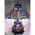 Tiffany-style Stained Glass Base Light Table Lamp