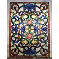 Tiffany-style Stained Glass Panel Window