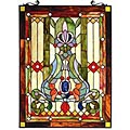 Tiffany Style Stained Glass Panel Window