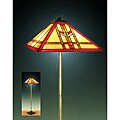 Tiffany-style Stained Glass Mission Floor Lamp