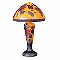 Cameo Glass Galle Vineyard Table Lamp