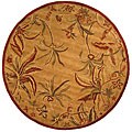Hand-tufted Bella Beige Wool Rug (8' Round)