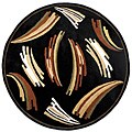 Handmade Elite Contemporary Wool Rug (8' Round)