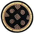 Handmade Elite Contemporary Wool Rug (8' Round)