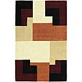 Handmade Elite Contemporary Wool Rug (8' x 11')