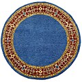 Hand-knotted Gabbeh Wool Rug (8' Round)