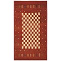 Hand-knotted Gabbeh Wool Rug (8' x 11')