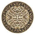 Handmade Elite Traditional Wool Rug (8' Round)