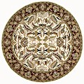 Handmade Elite Traditional Wool Rug (8' Round)