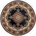Handmade Elite Traditional Wool Rug (8' Round)
