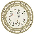 Handmade Elite Flat-woven Wool Rug (8' Round)