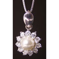 Handcrafted Silver Pearl Pendant (Thailand)