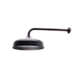 Oil-rubbed Bronze Victorian Showerhead and Arm