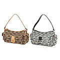 Misty Fabric Satchel Handbag