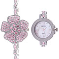 Croton Women's Floral Glitz Quartz Watch
