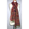 Violet Flowers Scarf (India)