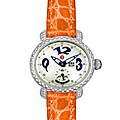 Michele Women's CSX Diamond Alligator Strap Watch