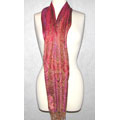 Red/ Violet Classic Silk Scarf (India)