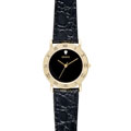 Geneve Men's Goldtone Strap Watch