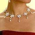 'White Jasmine' Freshwater Pearl Choker (Thailand)