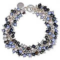 Sterling Silver 'Nautical Melody' FW Pearl Bracelet (Mexico)