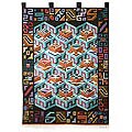 Wool Tapestry 'Calendar with Cubes' (Peru)