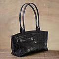 Handmade 'Impression' Leather Handbag (Peru)