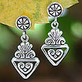 Handmade 'Burning Heart' Earrings (Indonesia)