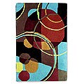 Indo Planetarium Hand-tufted Wool Rug (2' x 3')