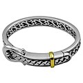 Scott Kay Sterling Silver and 18k Gold Bracelet