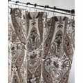 Moroccan Diva Paisley Canvas Shower Curtain