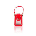 Clear Red Cosmo Phone Case