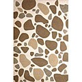 Hand-tufted Stone Walk Wool Rug (2' x 4')