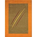 Hand-tufted Scratch Wool Rug (8' x 11')