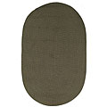 Cottage Solid Green Casual Rug (2' x 8')