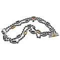 Scott Kay Silver 18k Gold 5/8ct TDW Diamond Bracelet