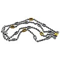 Scott Kay Sterling Silver and 18k Gold Bracelet