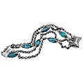 Scott Kay Sterling Silver Blue Topaz Chain Bracelet