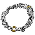 Scott Kay Two-tone Diamond Accent Bracelet