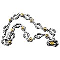 Scott Kay Sterling Silver and 18k Gold Bracelet