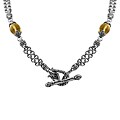 Scott Kay Silver Champagne Quartz Necklace
